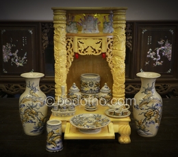 Bộ Đồ Thờ Thần Tài Ông Địa Hợp Phong Thủy dành cho mọi Gia Đình