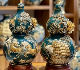 Hồ Lô Dát Vàng 24K thuận buồm xuôi gió H45 