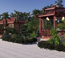 Các mẫu nhà gỗ 3 gian được ưa chuộng