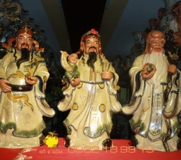 Tượng Tam Đa  Phúc _ Lộc _Thọ H70 