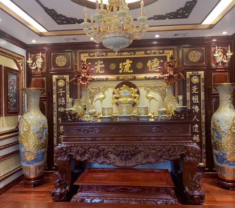 Những mẫu sập thờ (bàn thờ) đẹp được ưa chuộng