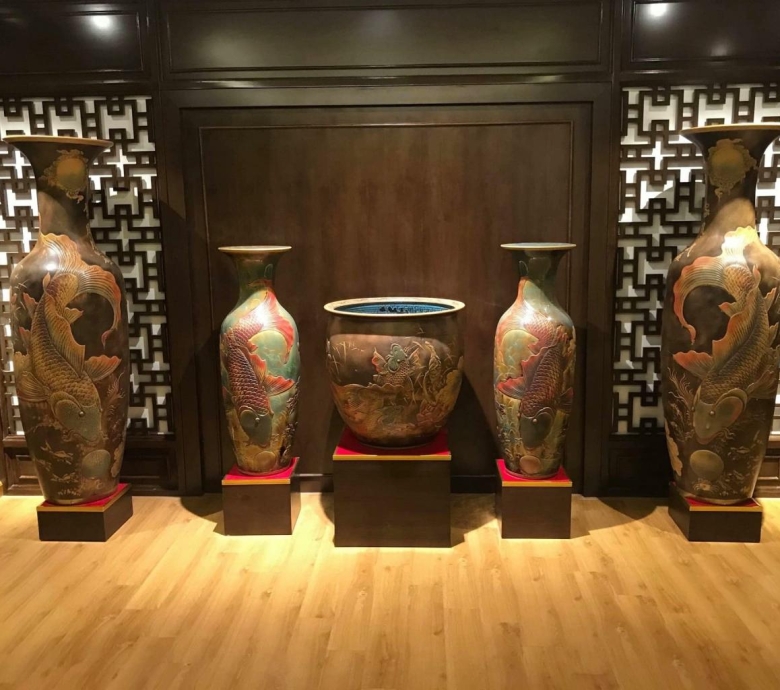 Những cặp Lộc Bình gốm phong thuỷ được ưa chuộng